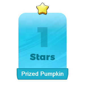 MMOJUGG Monopoly Go Prized Pumpkin 1 Stars-S1-5 Details View of Item Function and Use